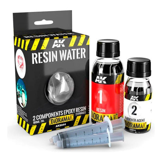 RESIN WATER 2 COMPONENTS EPOXY RESIN 180ML