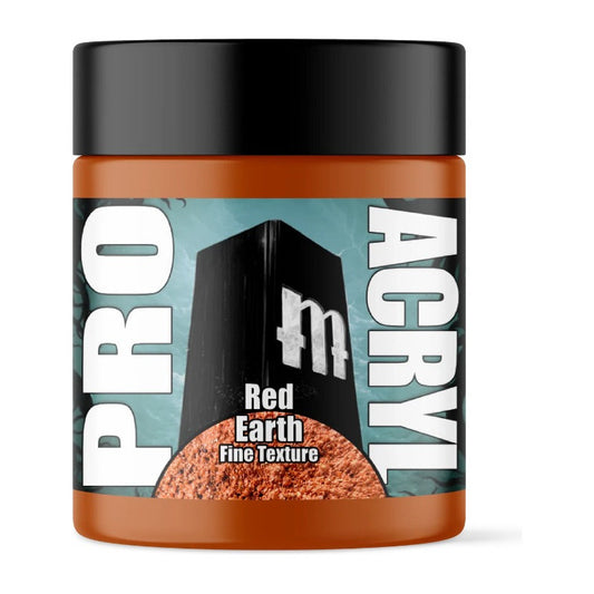 PRO ACRYL BASING TEXTURES - RED EARTH - FINE 120ML