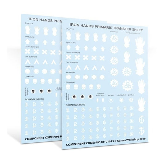 SPACE MARINES IRON HANDS PRIMARIS UPGRADES AND TRANSFER
