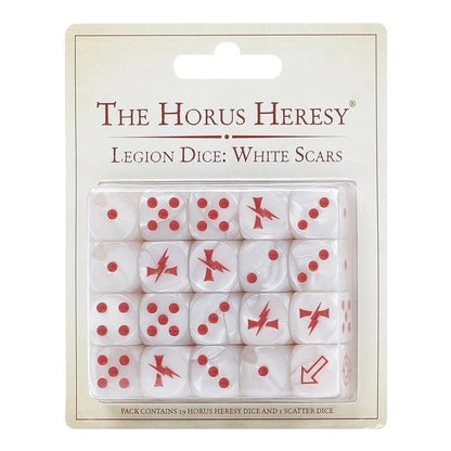 THE HORUS HERESY LEGION DICE WHITE SCARS