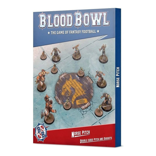 BLOOD BOWL NORSE PITCH AND DUGOUTS