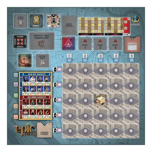 TINY EPIC CRIMES GAME MAT EXPANSION