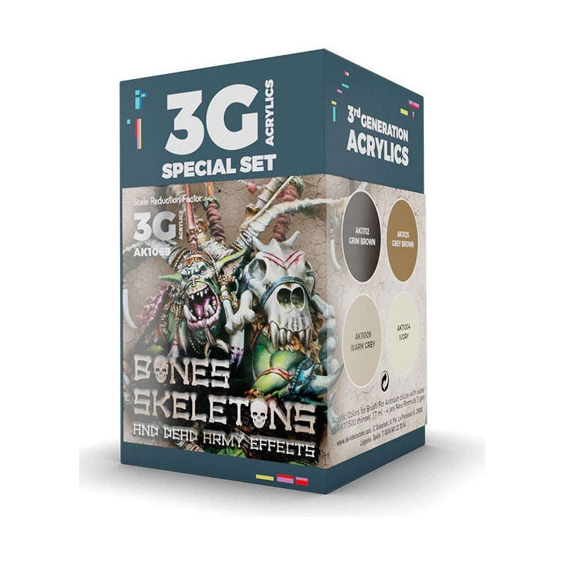 WARGAME COLOR SET BONES AND SKELETONS