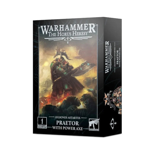 THE HORUS HERESY PRAETOR WITH POWER AXE