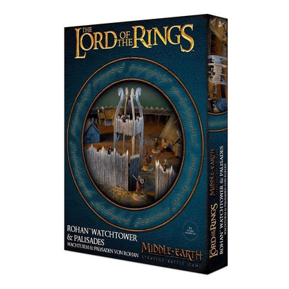 THE LORD OF THE RINGS ROHAN WATCHTOWER AND PALISADES