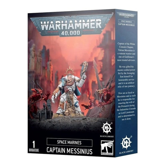 SPACE MARINES WHITE CONSUL CAPTAIN MESSINIUS