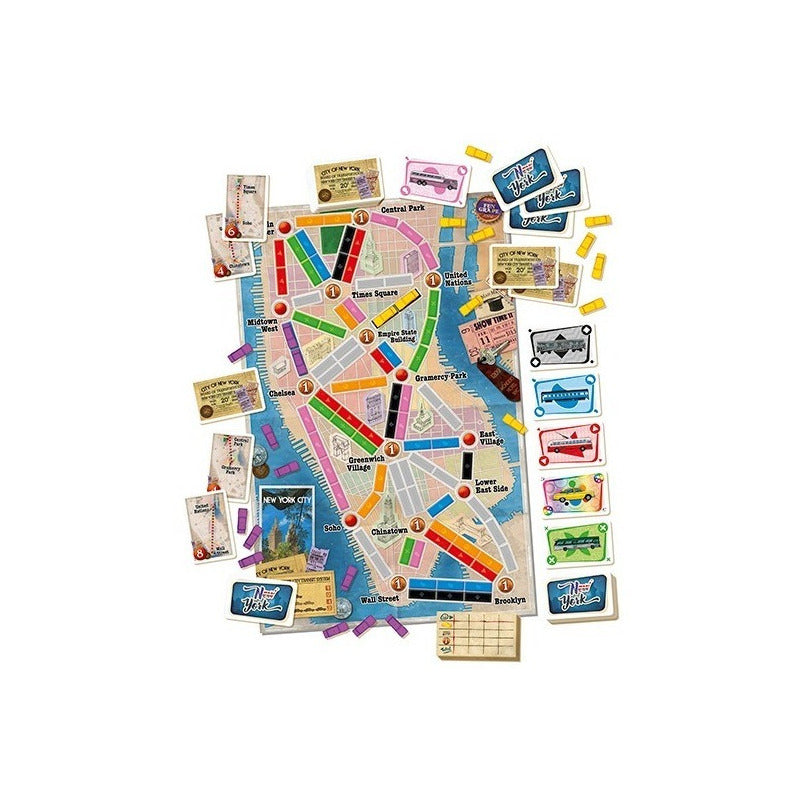 Ticket To Ride: New York Juego De Mesa