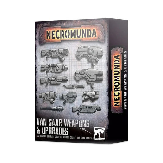 Caja Necromunda Van Saar Weapons armas plasma multimelta Games Workshop