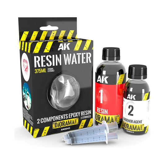 RESIN WATER 2 COMPONENTS EPOXY RESIN 375ML