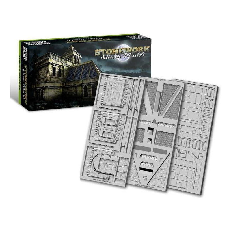 GREEN STUFF WORLD MOLDES DE SILICONA MOLDE CEMENTERIO