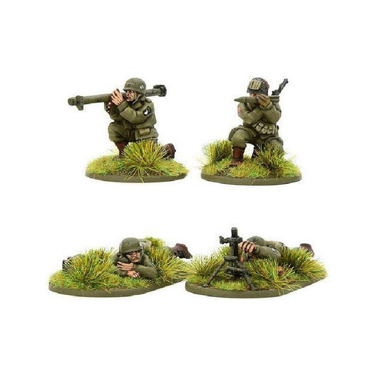 BOLT ACTION US AIRBORNE BAZOOKA AND LIGHT MORTAR TEAM WEB EXCLUSIVE