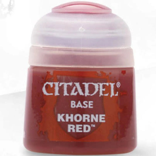 CITADEL BASE  KHORNE RED