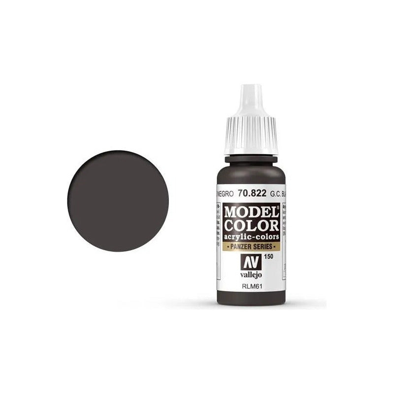 MODEL COLOR 70.822 ALEMAN CAMUFLAJE PARDO NEGRO