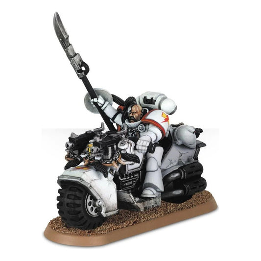 SPACE MARINES WHITE SCARS KHAN ON BIKE