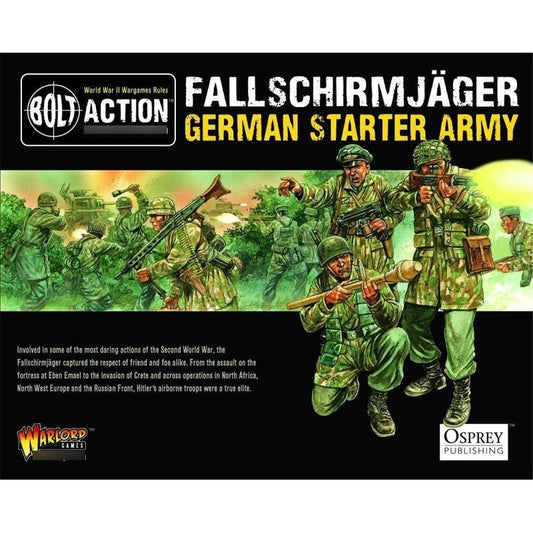 BOLT ACTION GERMAN FALLSHIRMJAGER ARMY BOX