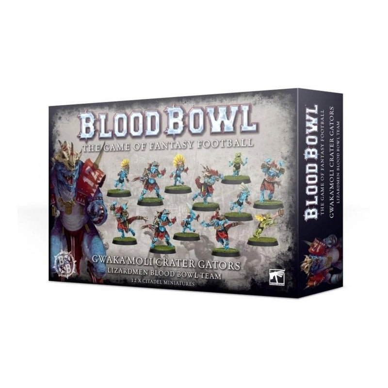 Equipo Gwaka'moli Crater Gators Lizardmen Blood Bowl Games Workshop completo