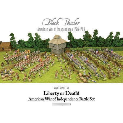 AMERICAN WAR OF INDEPENDENCE BATTLE SET LIBERTY OR DEATH