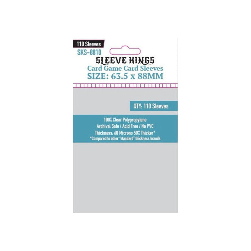 SLEEVE KINGS STANDARD  63.5X88 (110 UNIDADES)